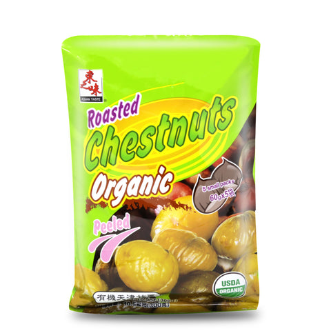 Asian Taste Roasted Organic Peeled Chestnuts 10.5 Oz (300 g) - 有機甘粟