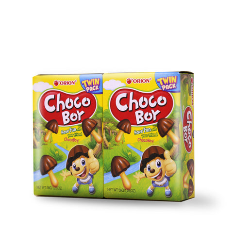 ORION Choco Boy Chocolate Biscuit Twin Pack 1.26 Oz (36 g) X 2