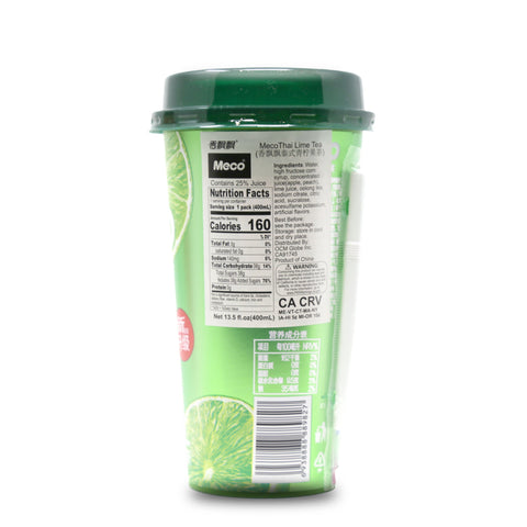 Meco Thai Lime Tea 13.5 FL Oz (400 mL)