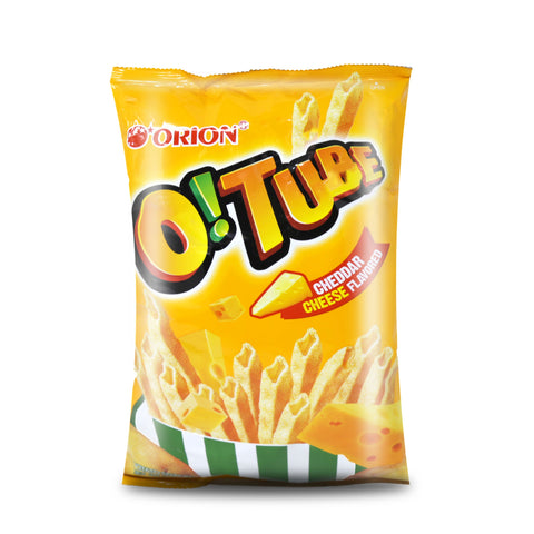 ORION O!Tube Cheddar Cheese Flavored Potato Snacks 4.06 Oz (115 g)