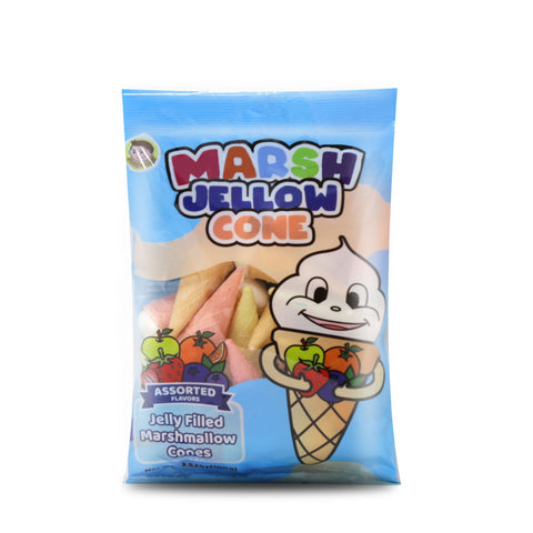 Josh Bosh Marshmallow Cone Assorted Flavors 3.52 Oz (100 g)