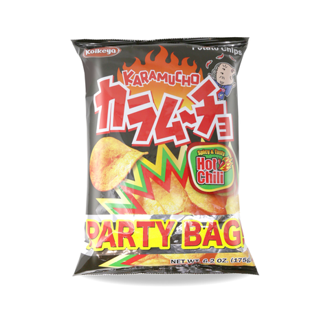 KOIKEYA Karamucho Hot Chili Potato Chips Party Large Bag 6.2 Oz (175 g)