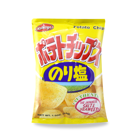 KOIKEYA Potato Chips Salt & Seaweed Flavor 1.9 Oz (54 g)