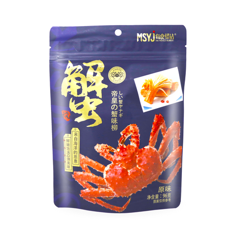 MSYJ Emperor Crab Flavor Crab Stick Original Flavor 3.38 Oz (96 g)