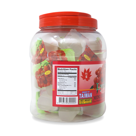 Red Leaf Mini Fruit Jelly Lychee Flavor Jar 52.90 Oz (1500 g)