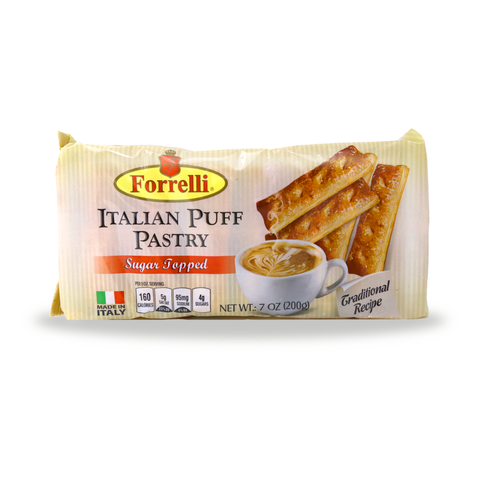 Forrelli Italian Puff Pastry Sugar Topped 7 Oz (200 g)