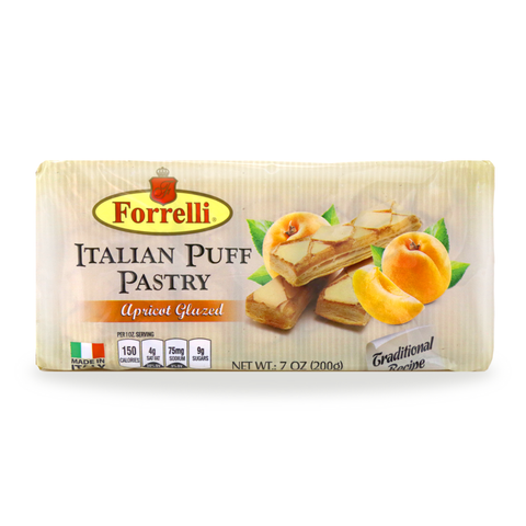 Forrelli Italian Puff Pastry Apricot Glazed 7 Oz (200 g)