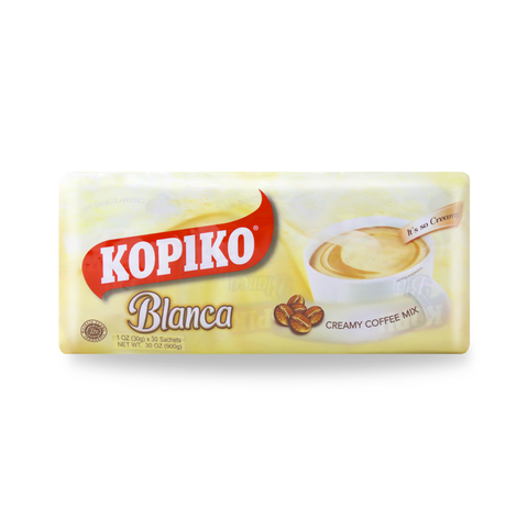 KOPIKO Instant Blanca Creamy Coffee Mix 30 Sachets 30 Oz (900 g)