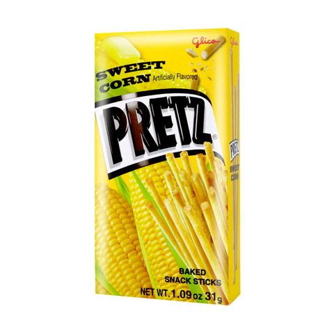 Glico Pretz Sweet Corn Flavored Biscuit Sticks 1.09 Oz (31 g)