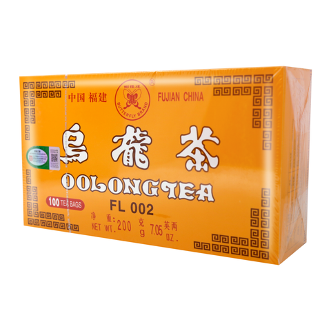 Butterfly Brand Oolong Tea 100 Tea Bags 7.05 Oz (200 g)