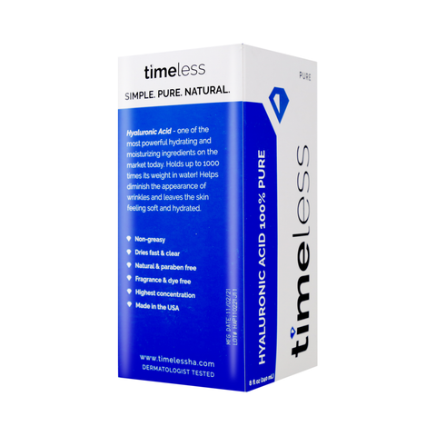Timeless Pure Hyaluronic Acid 100% Pure 8 Oz (240 mL)