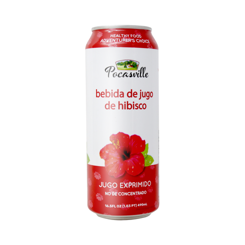 POCASVILLE Hibiscus Juice Drink 16.5 Oz (490 mL)