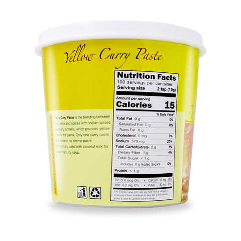Mae Ploy Yellow Curry Paste 2LB 3 Oz (1000 g)
