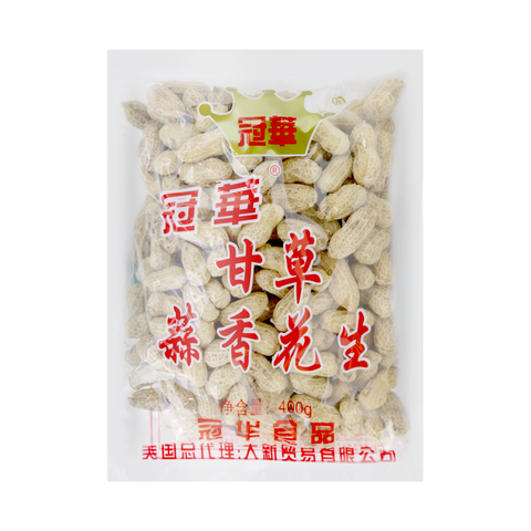 Guan Hua Roasted Peanuts Garlic Flavor 14 Oz (400 g)