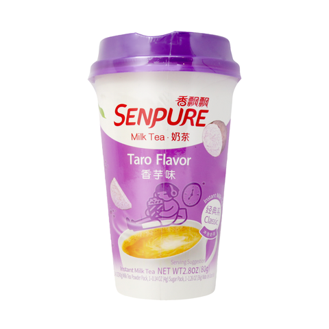 SenPure Instant Milk Tea Taro Flavor 2.8 Oz (80 g)