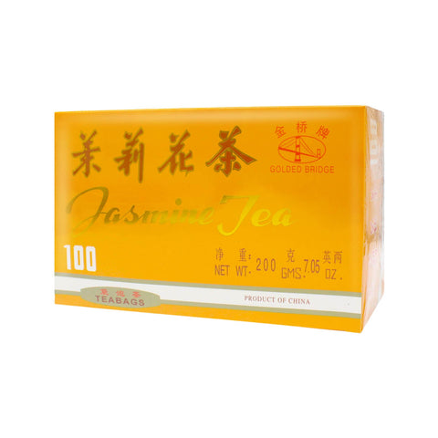 Golden Bridge Jasmine Tea 100 tea bags 7.05 Oz (200 g)