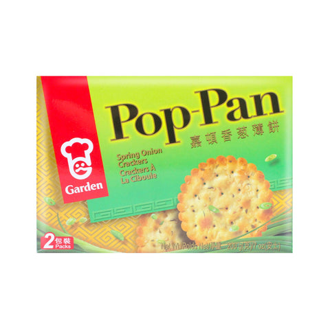 Garden Pop-Pan Spring Onion Crackers 2 Packs 7 Oz (200 g) - 嘉顿 香葱薄饼 200克