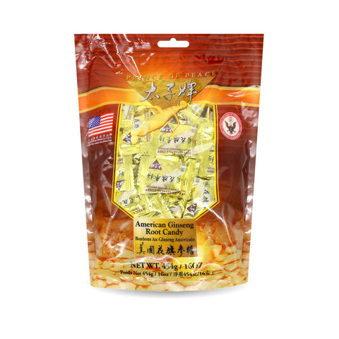 Prince of Peace American Ginseng Root Candy 16 Oz (454 g)