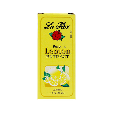 La Flor Pure Lemon Extract 1 Fl Oz (29 mL)