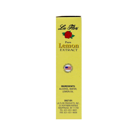 La Flor Pure Lemon Extract 1 Fl Oz (29 mL)