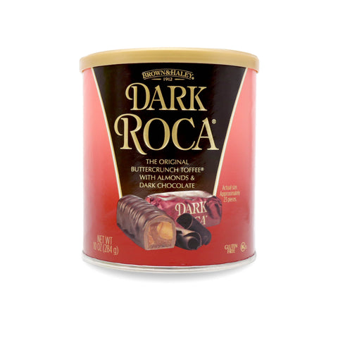Brown & Haley Dark Roca The Original Buttercrunch Toffee with Almonds and Dark Chocolate 10 Oz (284 g)