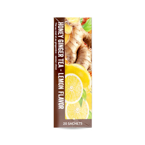 Pocas Instant Honey Ginger Tea Lemon Flavor 20 Sachets 12.6 Oz (360 g)