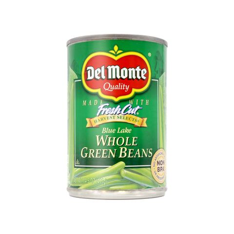 Del Monte Whole Green Beans 14.5 Oz (411 g)