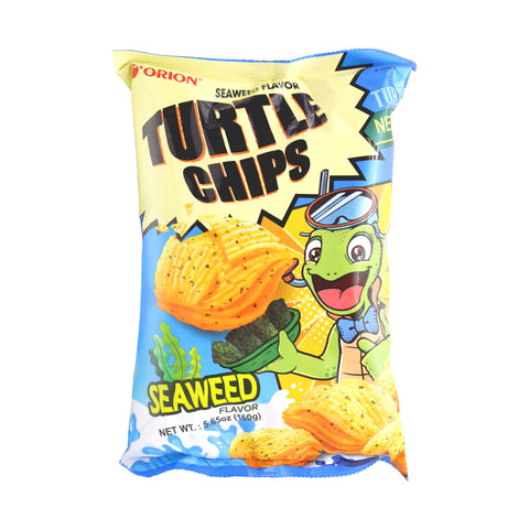 ORION Turtle Chips Seaweed Flavor 5.65 Oz (160 g)