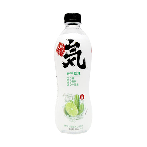 Genki Forest Sugar-Free Sparkling Water Lime and Cactus Flavor 480mL