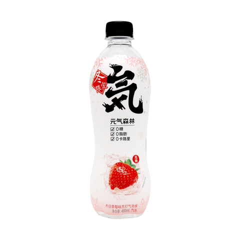 Genki Forest Sugar-Free Sparkling Water Winter Strawberry Flavor 480mL