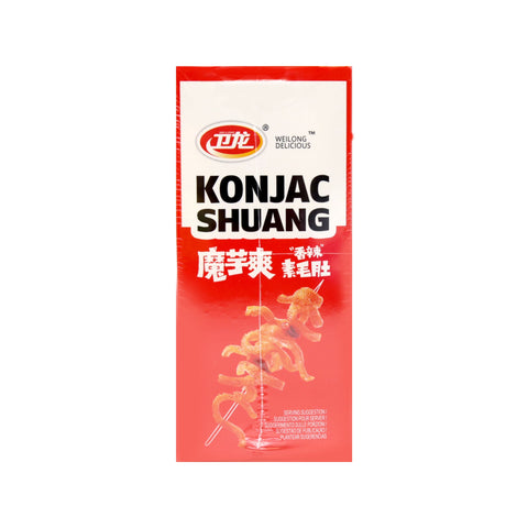 WEILONG Hot and Spicy Flavor Crispy Konjac 20 Pieces 12.7 Oz (360 g)