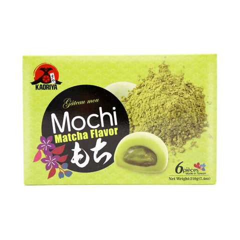 Kaoriya Mochi Matcha Flavor (6 Pieces) 7.4 Oz (210 g)