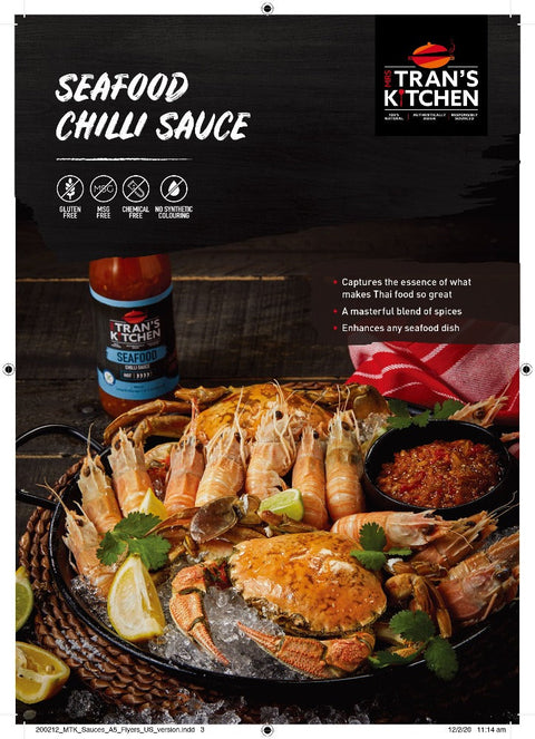 Mrs. Tran's Kitchen Thai Style Seafood Chilli Sauce 9.46 FL Oz (280 mL)