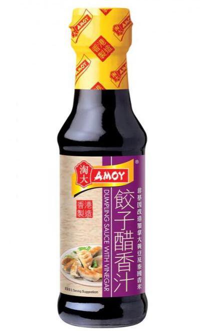 Amoy Vinegary Sauce for Dumpling | Black Vinegar for Dumplings 5.07 FL Oz (150 mL) - 淘大饺子醋香料 - CoCo Island Mart