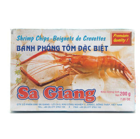Sa Giang Vietnamese Shrimp Chips (Beignets de crevettes) 7.05 Oz (200 g)