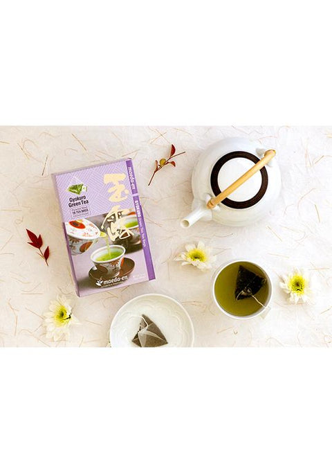 Maeda-en Gyokuro Green Tea 10 Pyramid Mesh Tea Bags 0.7 Oz (20 g)