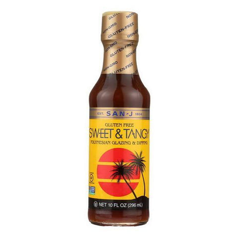 San-J Gluten Free Sweet and Tangy Polynesian Glazing and Dipping Sauce 10 FL. Oz - CoCo Island Mart