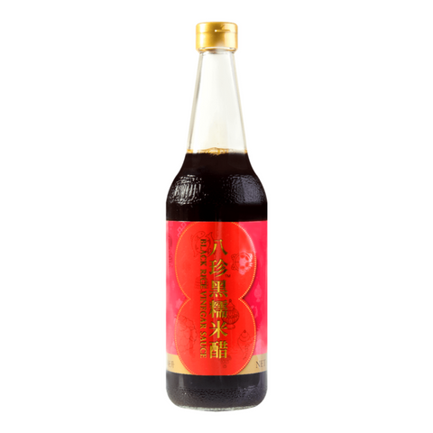 Pat Chun Black Rice Vinegar Sauce 20 FL Oz (600 mL) - 八珍 黑糯米醋