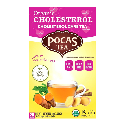 Pocas Tea Organic Cholesterol Care Tea 20 Bags 1.06 Oz (30 g)