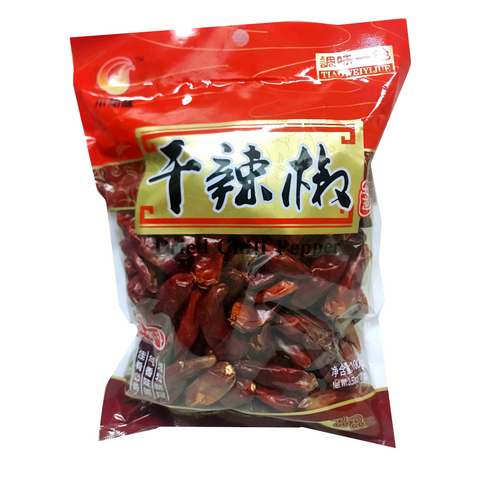 TIAOWEIYIJUE Dried Chili Pepper 3.53 Oz (100 g) - 川知味 干辣椒 100克