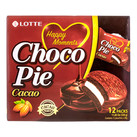 Lotte Choco Pie Cacao 12 Packs 11.85 Oz (336 g)