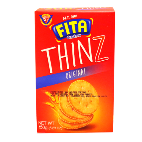 M.Y. San FITA Crackers Thinz Original Flavor 5.29 Oz (150 g)