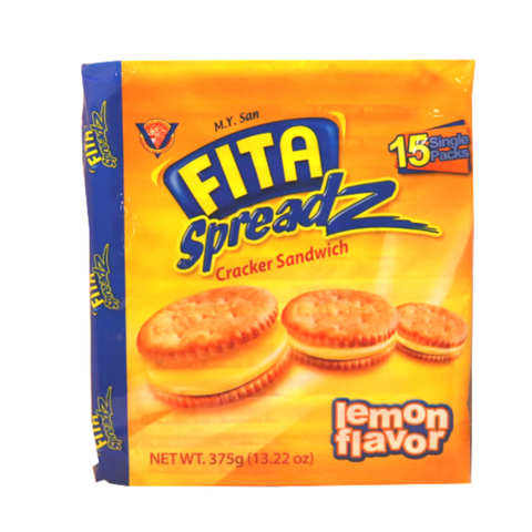 M.Y. San FITA Spreadz Cracker Sandwich Lemon Flavor 13.22 Oz (375 g)