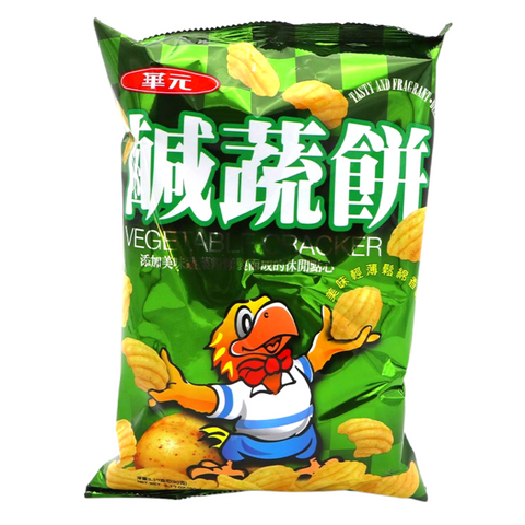 Hwa Yuan Vegetable Cracker 1.94 Oz (55 g) - 華元 鹹蔬餅 55克
