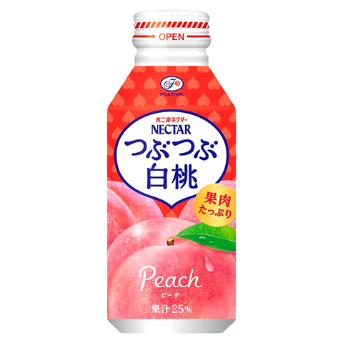 Fujiya White Peach Soft Drink Nectar 13.4 Oz (380 g)