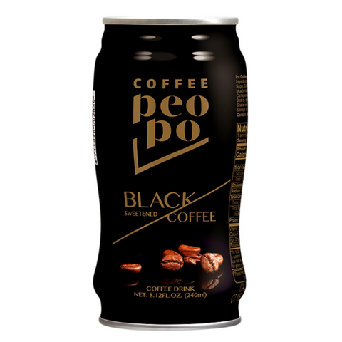 PEO PO Sweetened Black Coffee Drink 8.12 FL Oz (240 mL)