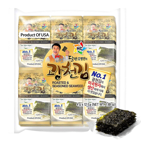 Kimnori Master Roasted Seasoned Seaweed 12-PACK 1.68 Oz (4.8 g)