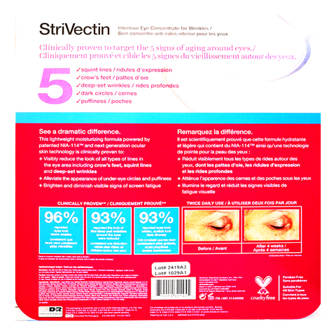 StriVectin Intensive Eye Concentrate for Wrinkles 30 mL & 7 mL