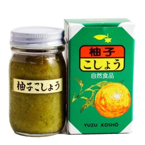 Yuzu Kosho Pepper with Citrus Yuzu | Green Chili Pepper Spicy and Citrus Condiment as a Dipping Sauce 2.82 Oz (80 g) - CoCo Island Mart
