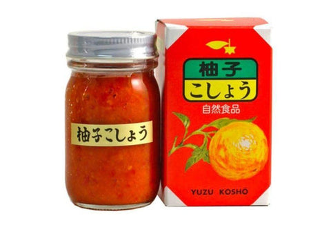 Yuzu Kosho Pepper with Citrus Yuzu | Red Chili Pepper Spicy and Citrus Condiment as a Dipping Sauce 2.82 Oz (80 g) - CoCo Island Mart